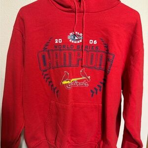 Red World Series Champions Hoodie